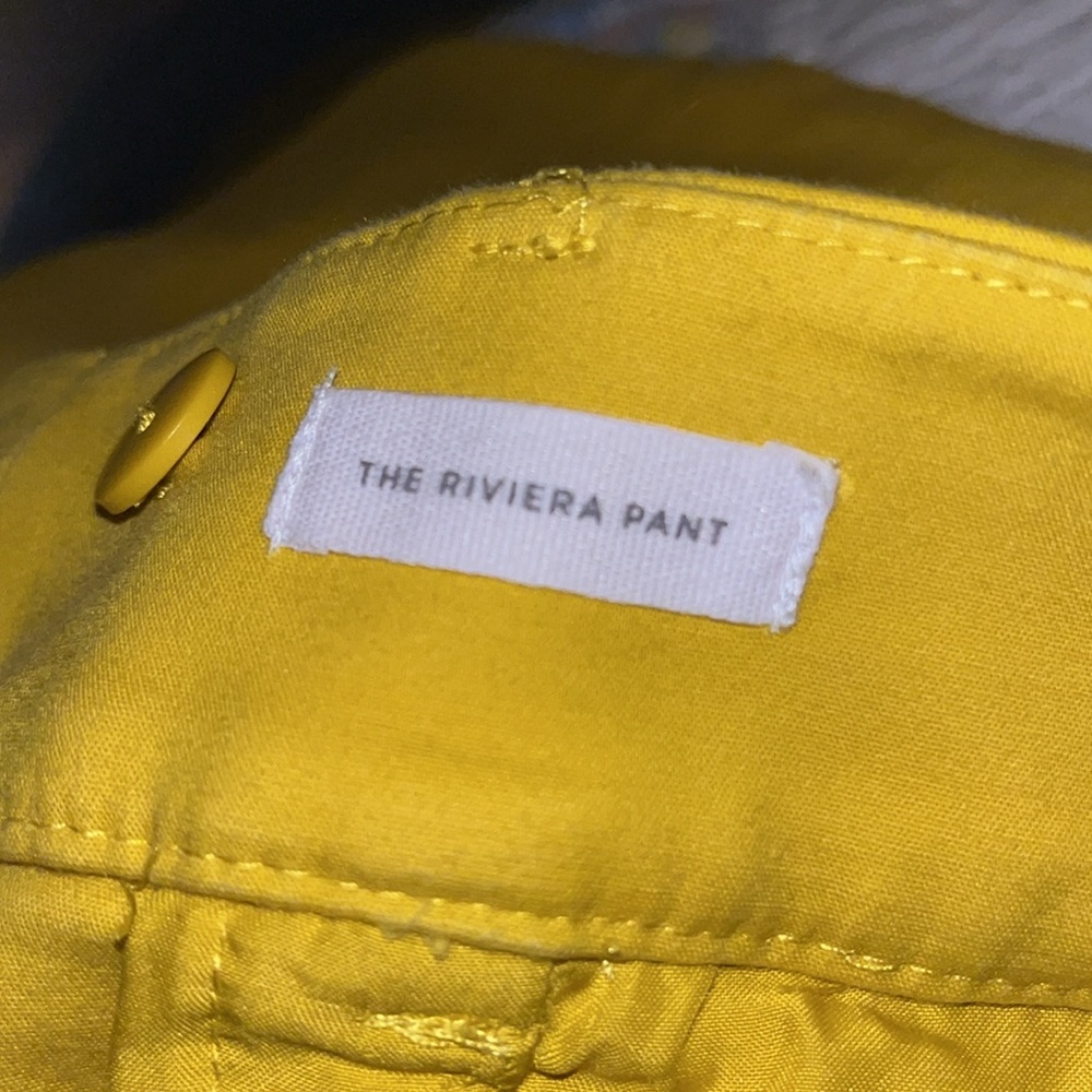 Loft Yellow Pants Style Marisa - Picture 3 of 10